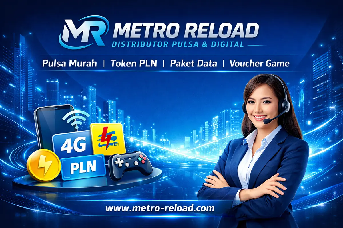 Metro Reload Banner Pulsa